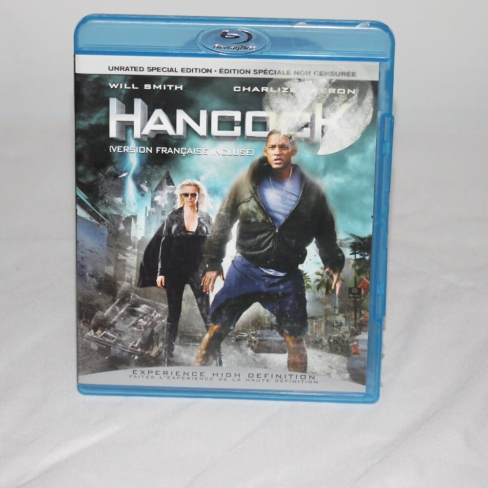 Blue Ray Movie Hancock with Will Smith